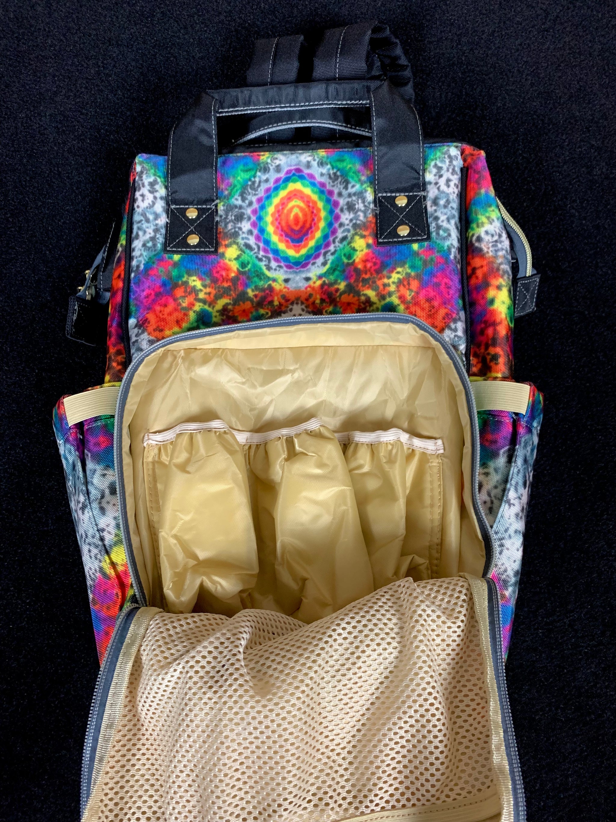 Greynbow Grid Print Backpack – JHudson TieDye